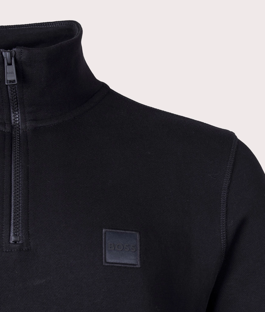 Hugo Boss Mens Quarter Zip Zetrust Sweatshirt